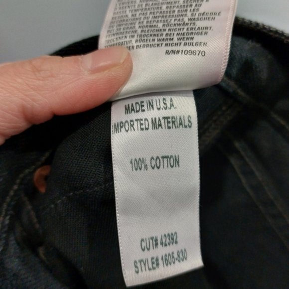 Aritzia Wilfred Citizens of Humanity Liv Strsight Crop Jeans Vintage Black - Picture 8 of 9